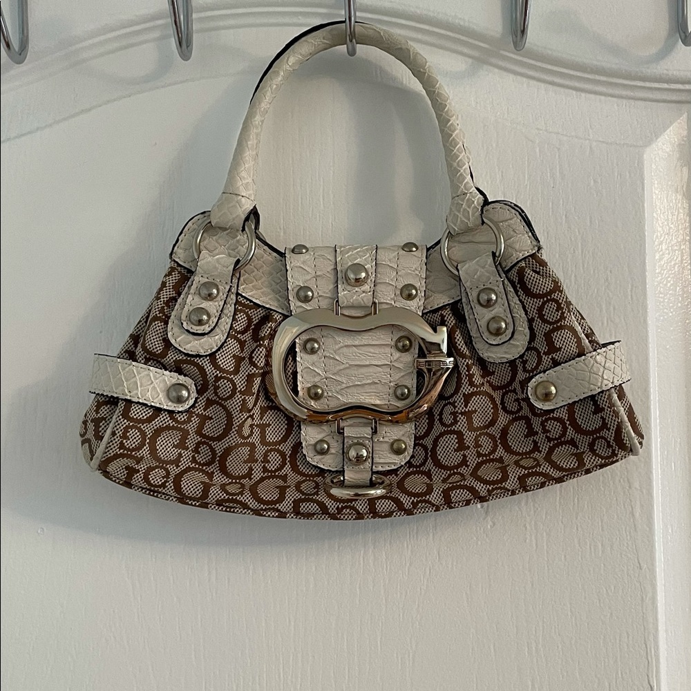 Guess small top handle bag